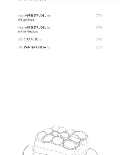 La Scarpetta Dessertkarte 2024 03 05