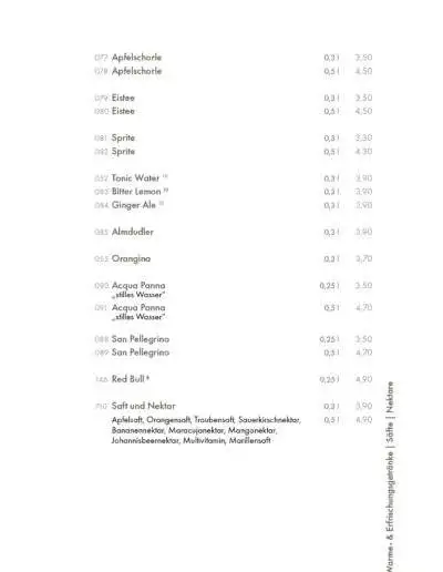 La Scarpetta Speisekarte 2024 03 03